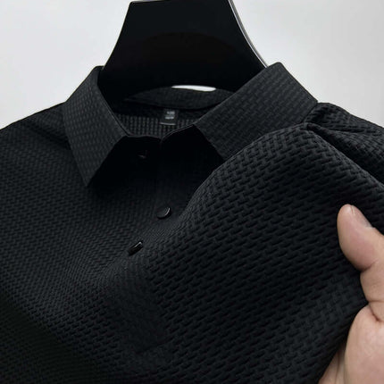 Men's Premium Mesh Ice Silk T-Shirt Soft Smooth Texture