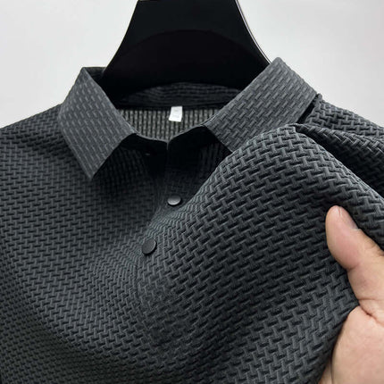 Men's Premium Mesh Ice Silk T-Shirt Modern Casual Style
