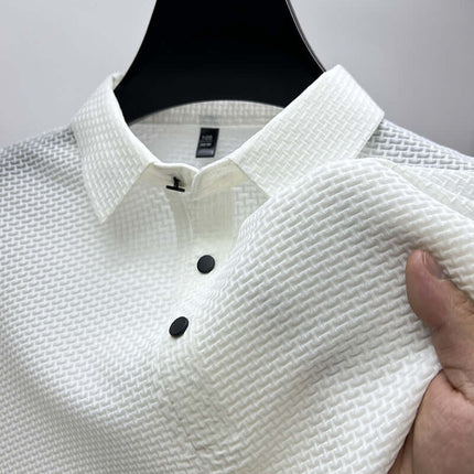 Men's Premium Mesh Ice Silk T-Shirt Quick Dry Material