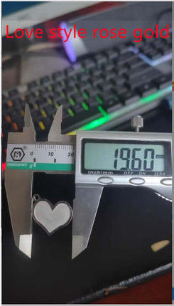 Metal Geometric Block Magic Necklace unisex alphabet pendant.