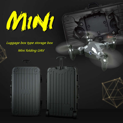Mini Folding UAV Drone titanium gray color.