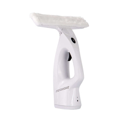 Mini Handheld Window Cleaner USB charging machine with a sleek white design and soft cleaning pad.