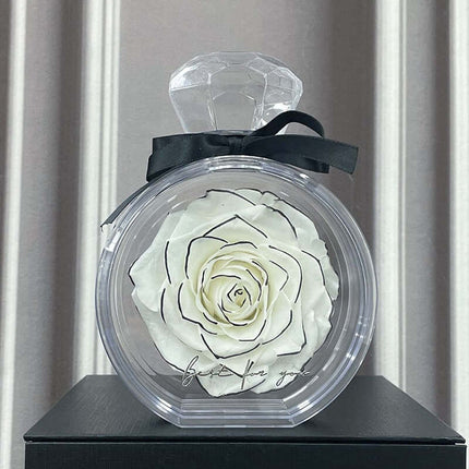 Natural Eternal Flower Ornaments white fragrance rose.