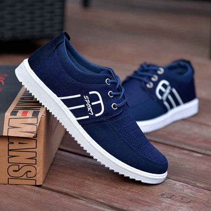 New Autumn Air Shoes Men Casual Sneakers Fashion cloth and plastic material.