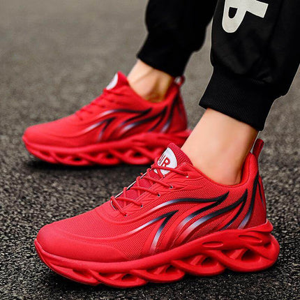 New Style Korean Mesh Running Casual Outdoor Shoes round toe shape detail