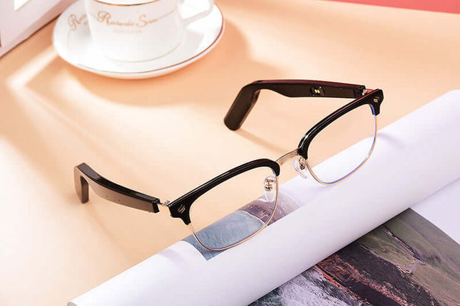 TWS Smart Glasses replaceable nearsighted lens.