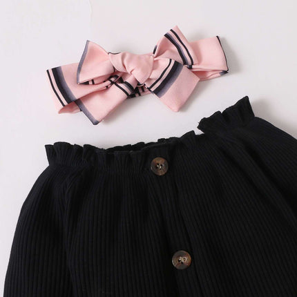 Newborn Baby Clothes Set polyester fashion wear.