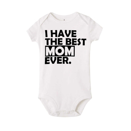 Newborn Cotton Summer Baby Romper Jumpsuit Set durable rust-free bottom snap fasteners for quick diaper changing tracking