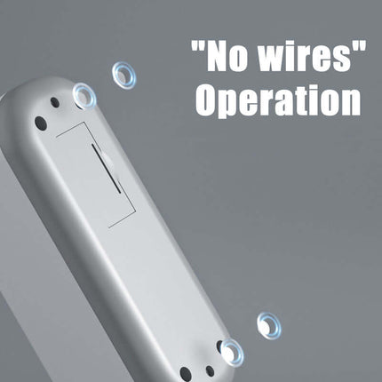 Ultrasonic High Frequency Jewelry and Glasses Cleaner showcasing "No wires" Operation feature.