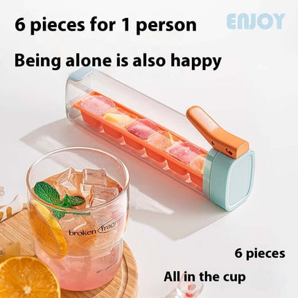 One Touch Ice Cube Mold with storage box.