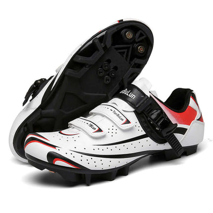 outdoor non-lock cycling shoes with strong grip rubber sole all terrain