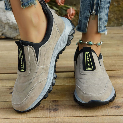 Outdoor Slip-On Lightweight Walking Running Shoes womens slip-on design