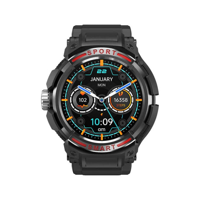 OVISEN GT100 2 in 1 Smart Watch chassis open revealing hidden integrated TWS Bluetooth headset earbuds