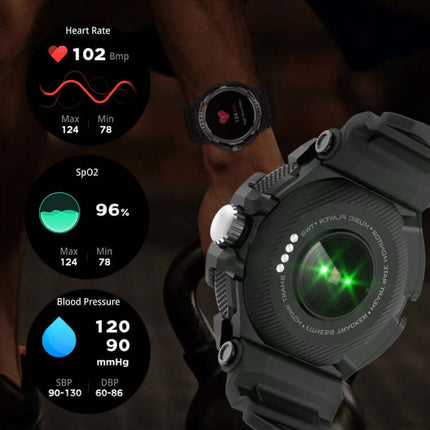 OVISEN GT100 2 in 1 Smart Watch sleep monitoring dashboard displaying light and deep sleep architecture