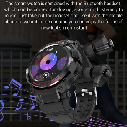 OVISEN GT100 2 in 1 Smart Watch multi sport tracking mode menu with active telemetry graphics screen