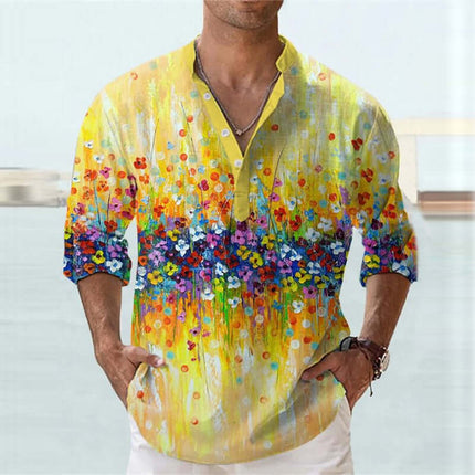 Premium Striped Linen Shirt Modern US EU Regular Fit breathable summer top