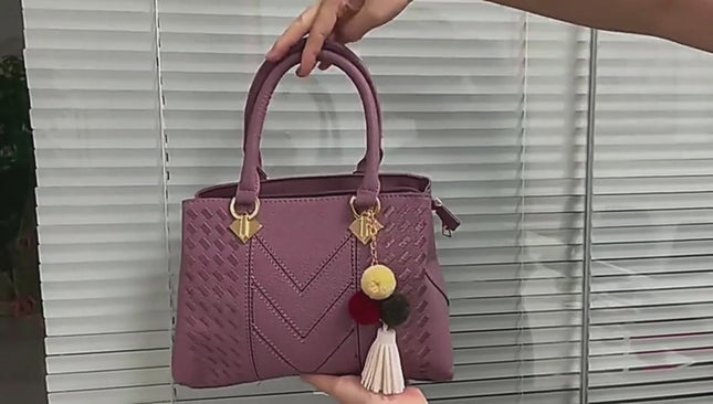 Ladies Luxury Crossbody Handbag | PU Leather Work Tote