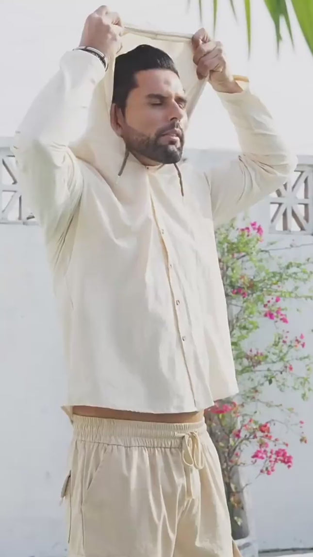 Mens Casual Long Sleeve Polyester Cardigan Top polyester fabric material