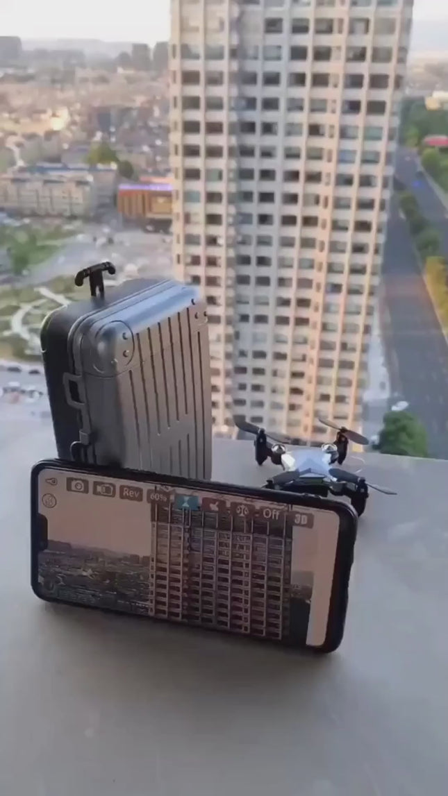 Mini Folding UAV Drone Luggage Box Storage HD Camera Toy