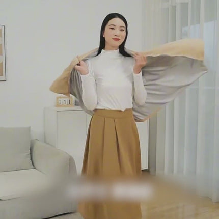 Soft Warm Wearable Blanket Shawl Fleece Wrap