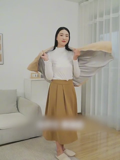 Soft Warm Wearable Blanket Shawl Fleece Wrap