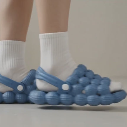 Unisex Thick Sole Bubble Massage Slide Sandals