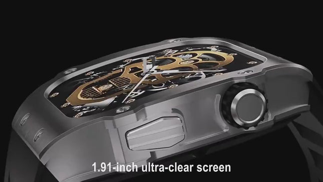 Men Waterproof Smart Watch BT Calling Heart Rate Monitor Bluetooth 5.1 connectivity.