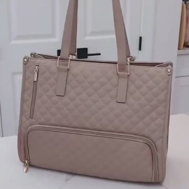 Fashionable Women's Thermal Lunch & Computer Storage Bag