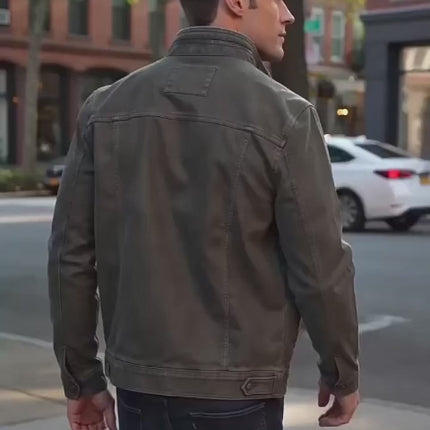 Mens Loose Fit Spring Workwear Jacket
