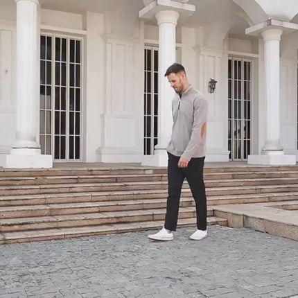 half-zipper-men-long-sleeved-corduroy-sweater