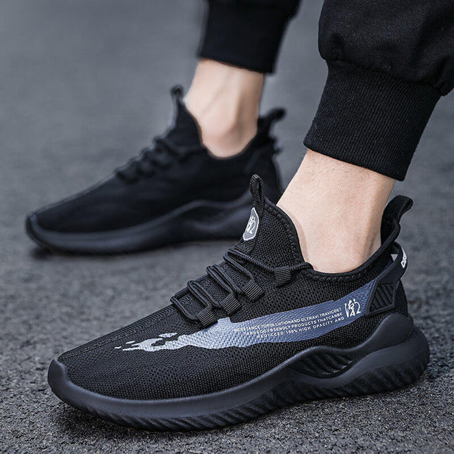 Men Sneakers Lightweight Breathable Walking Shoes