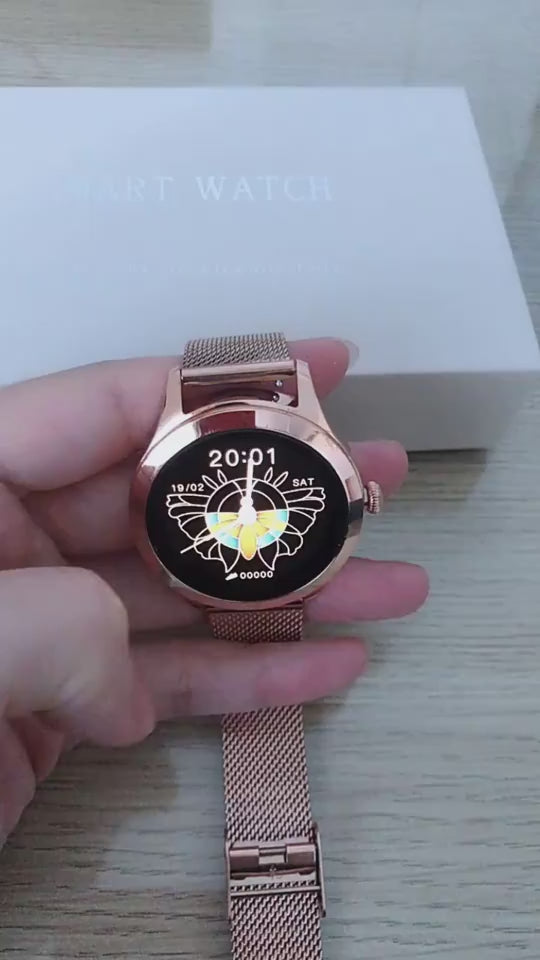 Chivo kw10pro Womens Smart Watch Steel Slim Fit