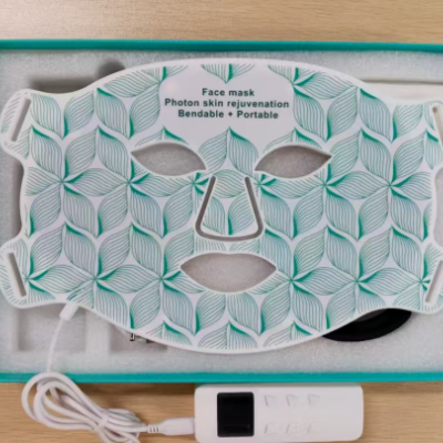 LED Silicone Face Neck Mask Light Therapy Apparatus