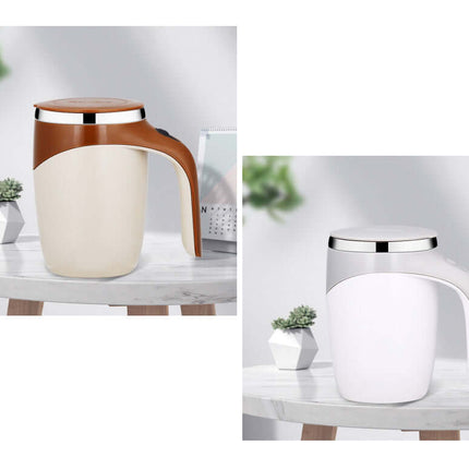 alt="electric self-stirring coffee mug rechargeable magnetic cup minimal modern design"