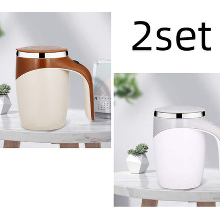 alt="electric self-stirring coffee mug rechargeable magnetic cup stirring milk or tea"