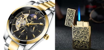 Luxury Business Mechanical Quartz Watch for Men business outfit pairing