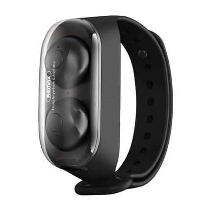 remax proda tws-15 portable wristband earphones front view