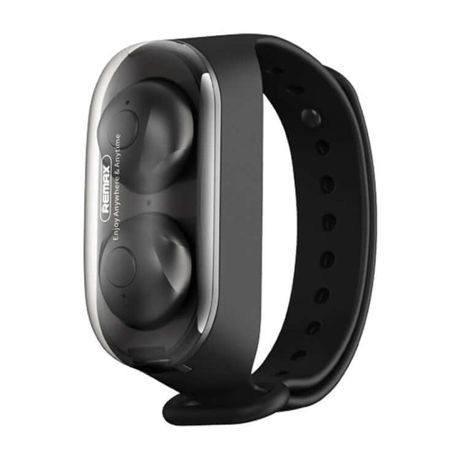 remax proda tws-15 portable wristband earphones front view