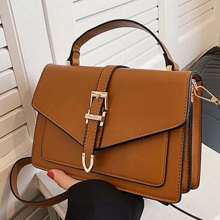 Retro Small Square Shoulder Crossbody Bag for Women full display