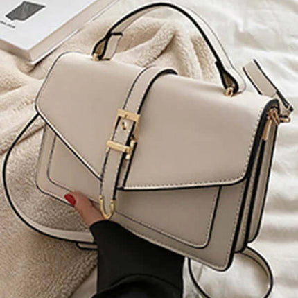 Retro Small Square Shoulder Crossbody Bag for Women side angle