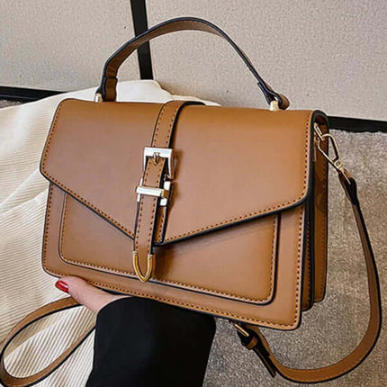 Retro Small Square Shoulder Crossbody Bag for Women shoulder carry style