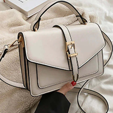 Retro Small Square Shoulder Crossbody Bag for Women minimalist exterior