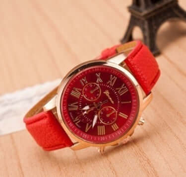 Roman Digital Silicone Belt Watch Luminous Casual Roman numerals display.