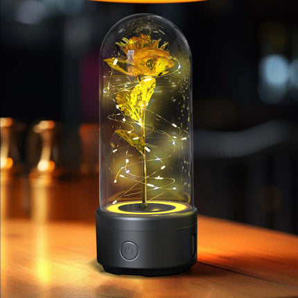 Romantic Rose LED Flower Lamp Bluetooth Speaker decorative centerpiece