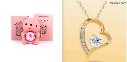 Rotating Bear Gift Box girlfriend birthday gift.