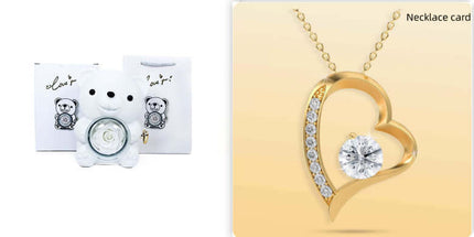 Rotating Bear Gift Box stylish display case.