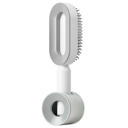 Self Cleaning Hair Brush One-key Airbag Massage Comb wall-mounted storage set.
