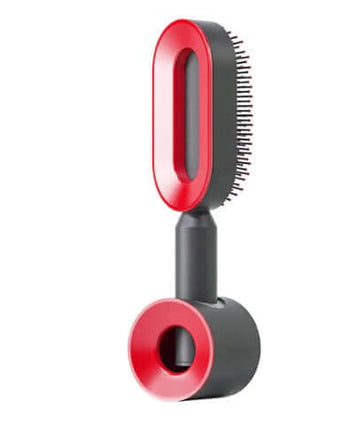 Self Cleaning Hair Brush One-key Airbag Massage Comb ABS material durable.