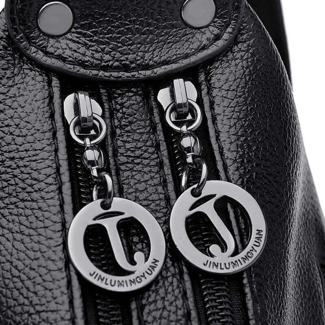 Shoulder Bags Women Handbags High Capacity Crossbody black color.