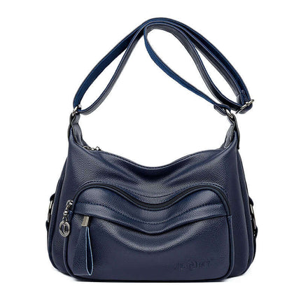 Shoulder Bags Women Handbags High Capacity Crossbody zipper opening.